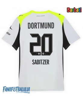 Borussia Dortmund Marcel Sabitzer #20 Tricou Fotbal Replică 2025-26 Barbati Deplasare